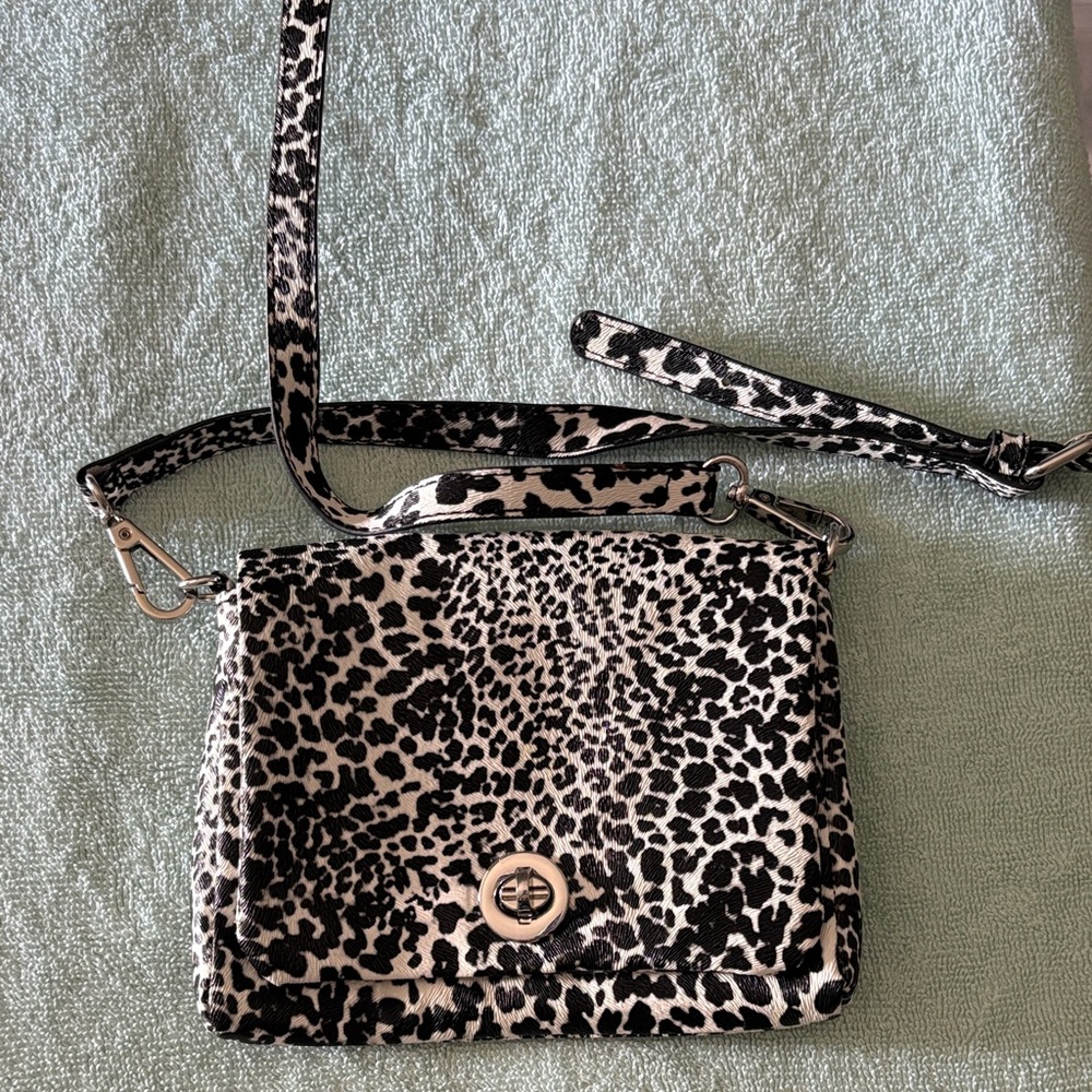 Leopard Print Crossbody Bag
